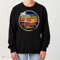 Cozumel Retro Sunset Women's Sweatshirt thumb 0