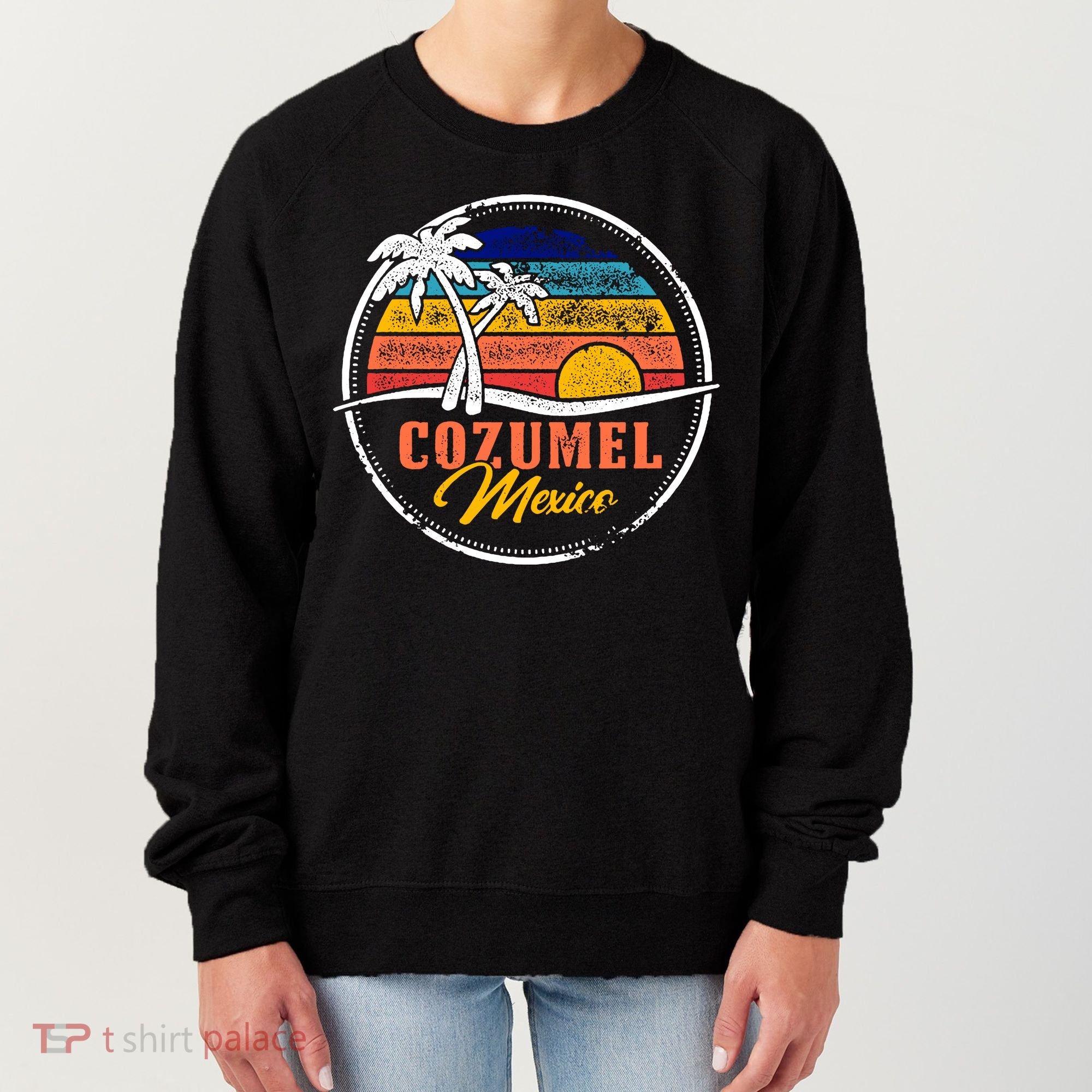 Cozumel Retro Sunset Women's Sweatshirt