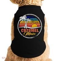 Cozumel Retro Sunset Doggie Tank thumb 0