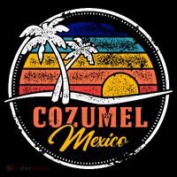 Cozumel Retro Sunset Coaster thumb 2