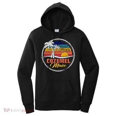 Cozumel Retro Sunset Women's Hoodie