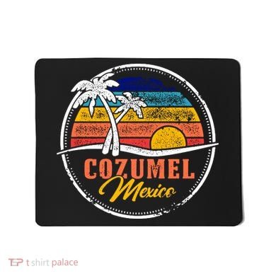 Cozumel Retro Sunset Mousepad