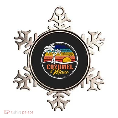 Cozumel Retro Sunset Ornament