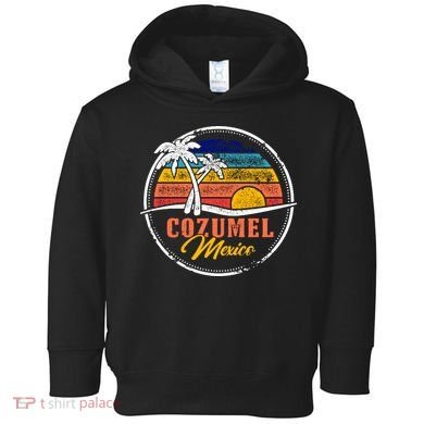 Cozumel Retro Sunset Toddler Hoodie