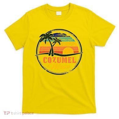Cozumel Retro Sunset T-Shirt