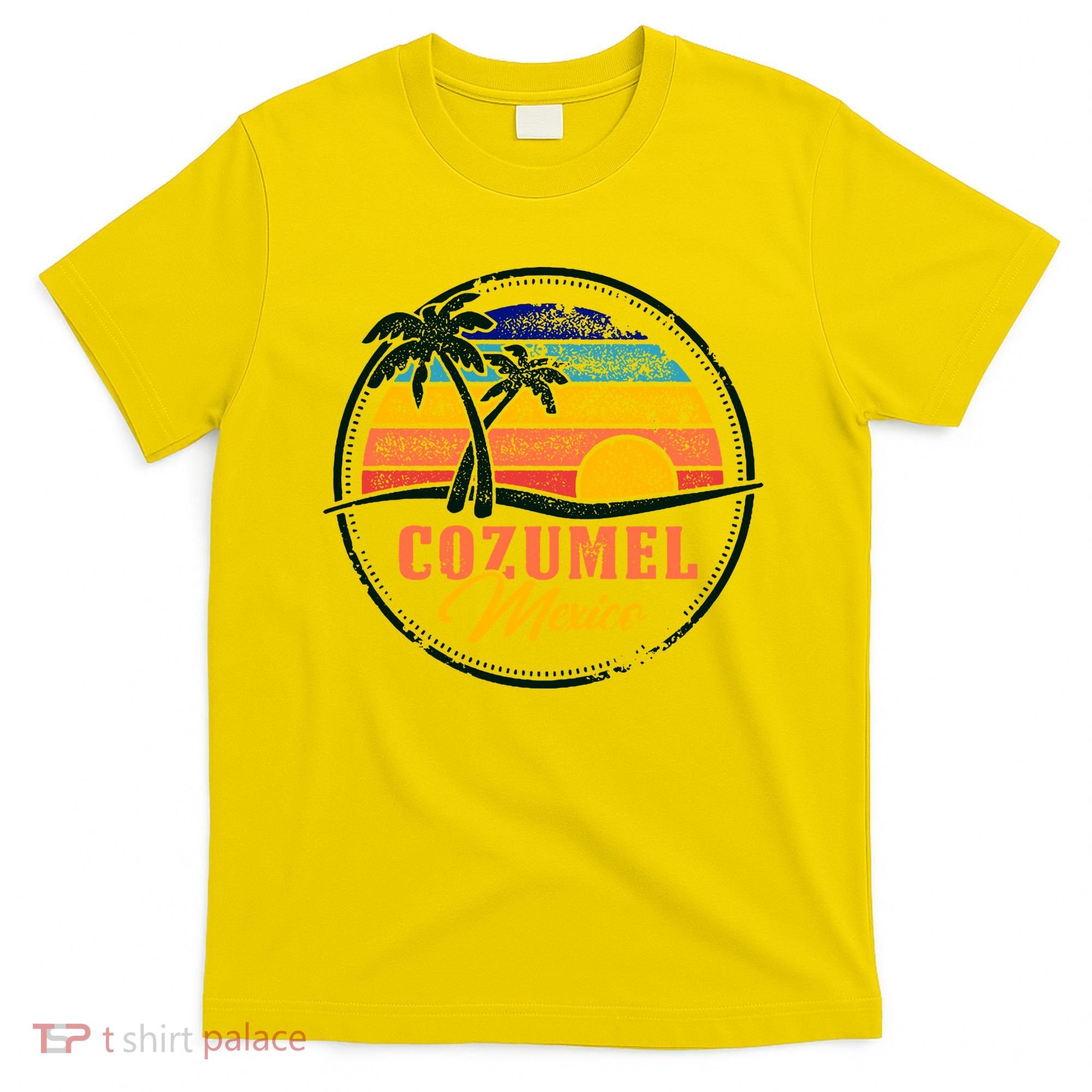 Cozumel Retro Sunset T-Shirt