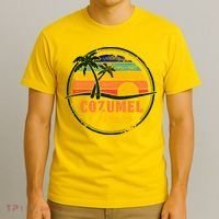 Cozumel Retro Sunset T-Shirt thumb 3