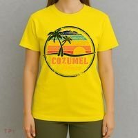 Cozumel Retro Sunset T-Shirt thumb 4