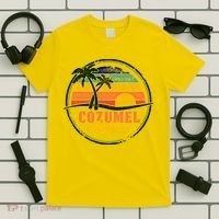 Cozumel Retro Sunset T-Shirt thumb 5