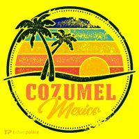 Cozumel Retro Sunset Kids T-Shirt thumb 4