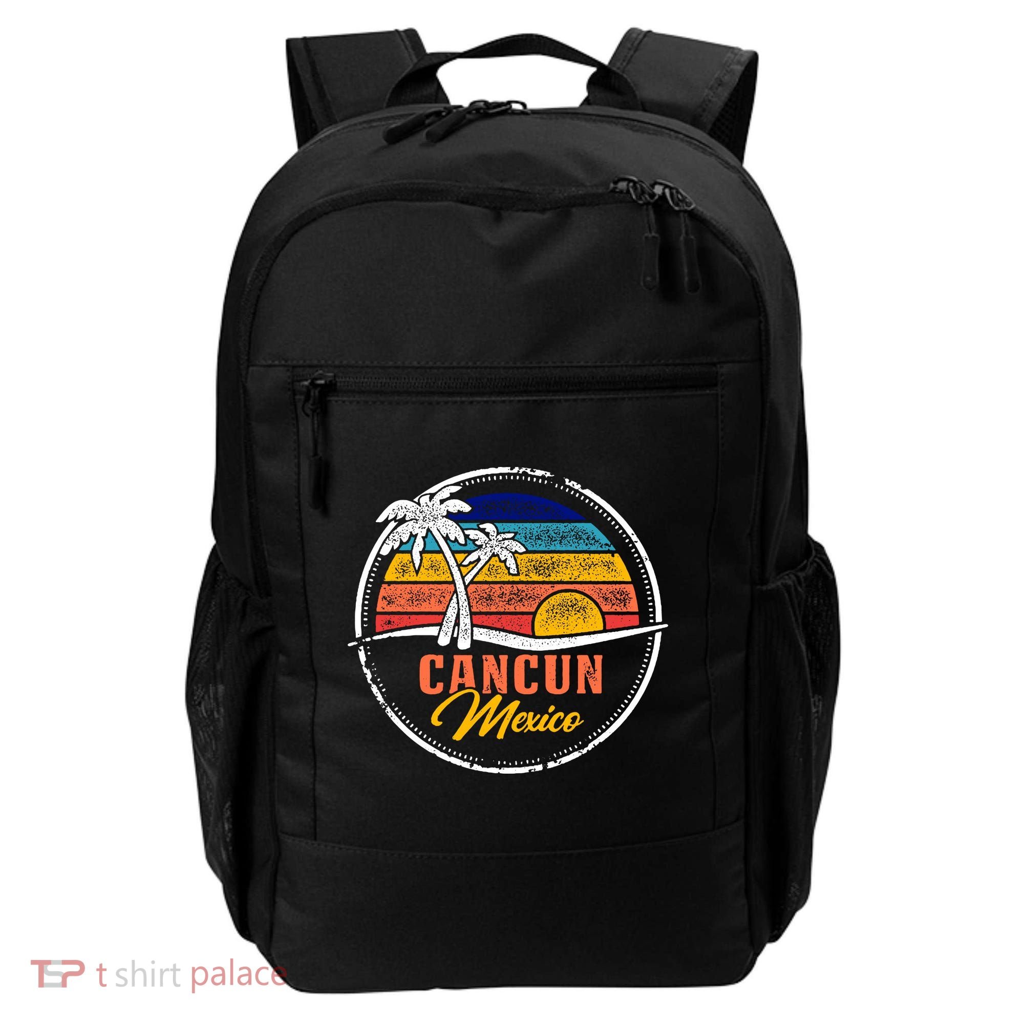 Cancun Retro Sunset Backpack