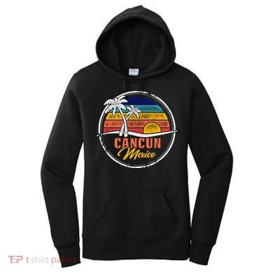 Cancun Retro Sunset Women's Hoodie