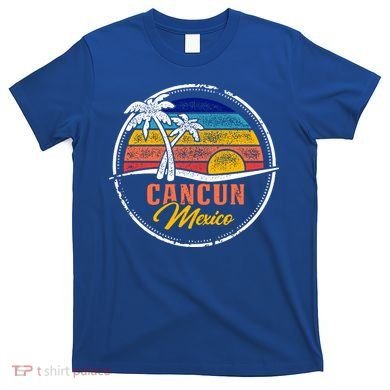 Cancun Retro Sunset T-Shirt