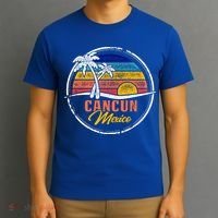 Cancun Retro Sunset T-Shirt thumb 3