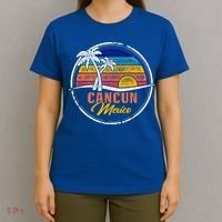 Cancun Retro Sunset T-Shirt thumb 4