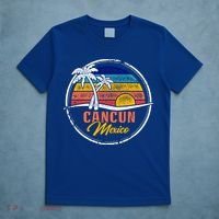 Cancun Retro Sunset T-Shirt thumb 5