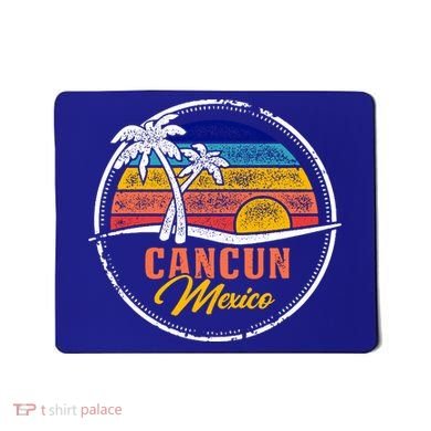 Cancun Retro Sunset Mousepad