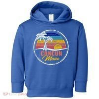 Cancun Retro Sunset Toddler Hoodie thumb 0