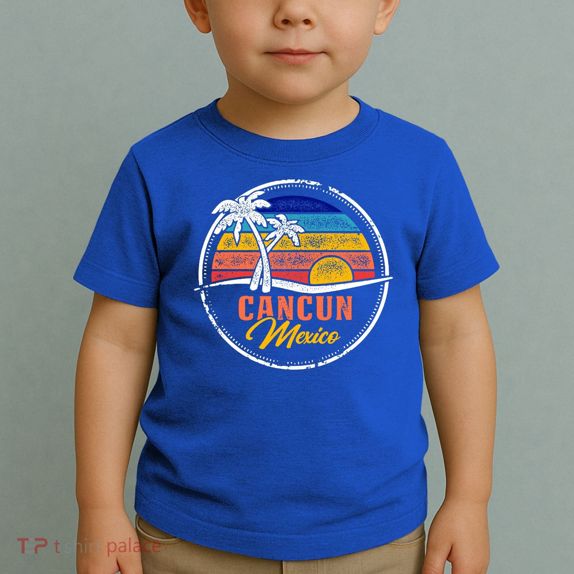 Cancun Retro Sunset Toddler T-Shirt