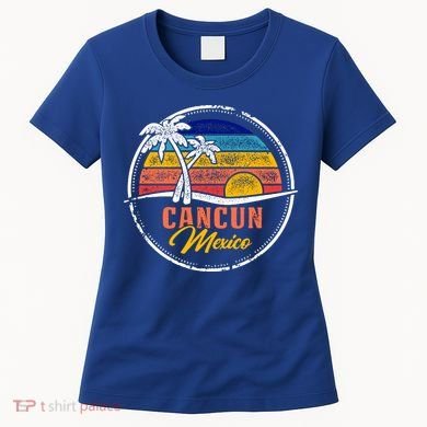 Cancun Retro Sunset Women's T-Shirt