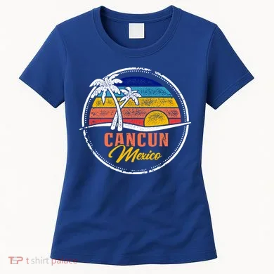 Cancun Retro Sunset Women's T-Shirt