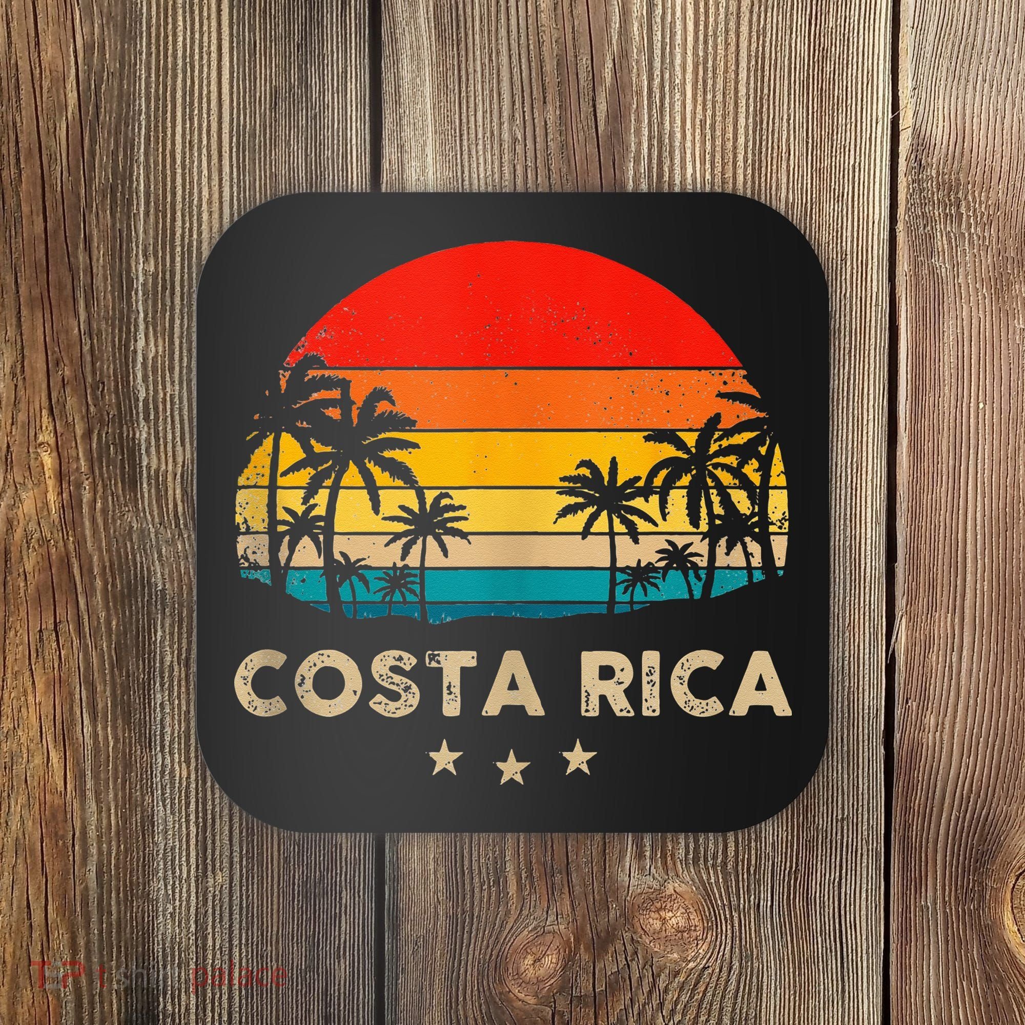 Costa Rica Sunset Coaster