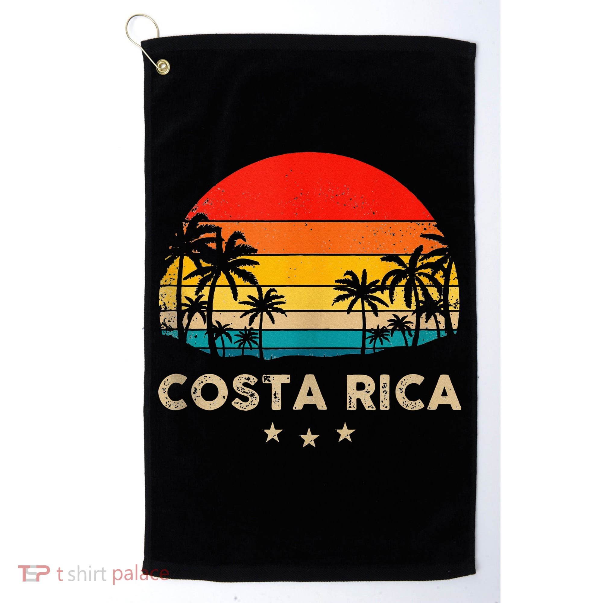 Costa Rica Sunset Golf Towel