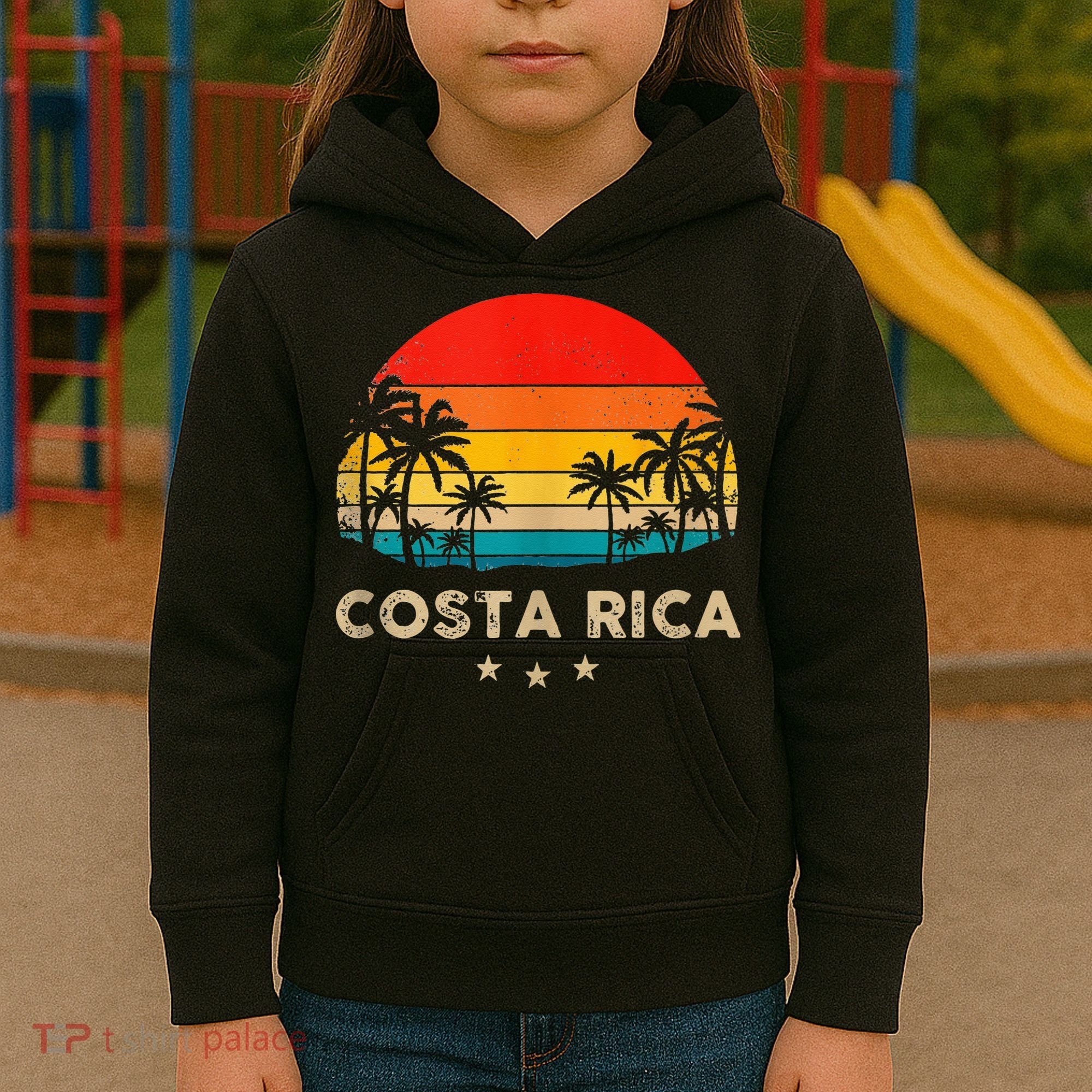 Costa Rica Sunset Kids Hoodie