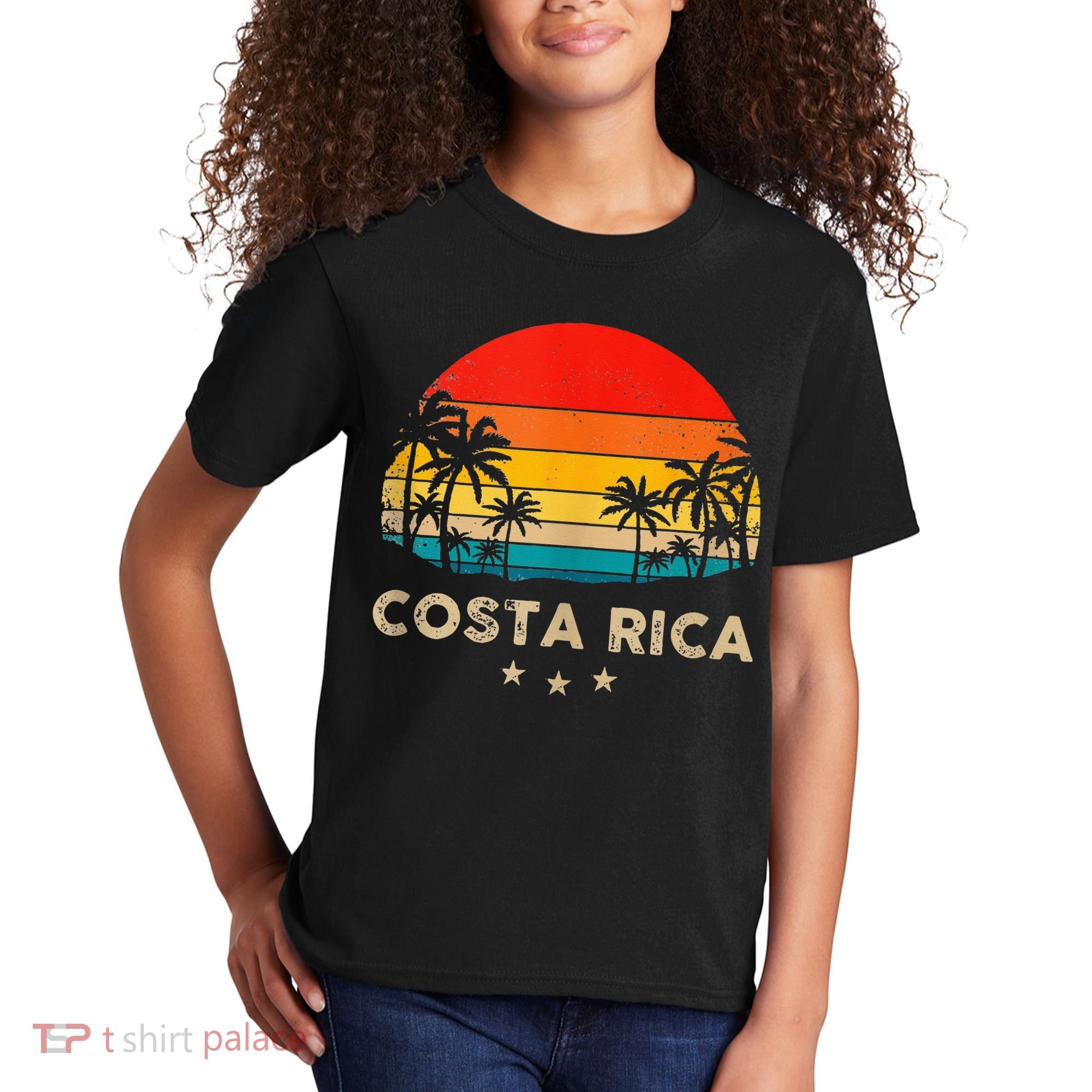 Costa Rica Sunset Kids T-Shirt