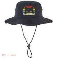 Cat Retro Style Black Kitty Cats Lover Gift Bucket Hat thumb 0
