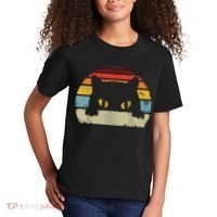 Cat Retro Style Black Kitty Cats Lover Gift Kids T-Shirt thumb 2