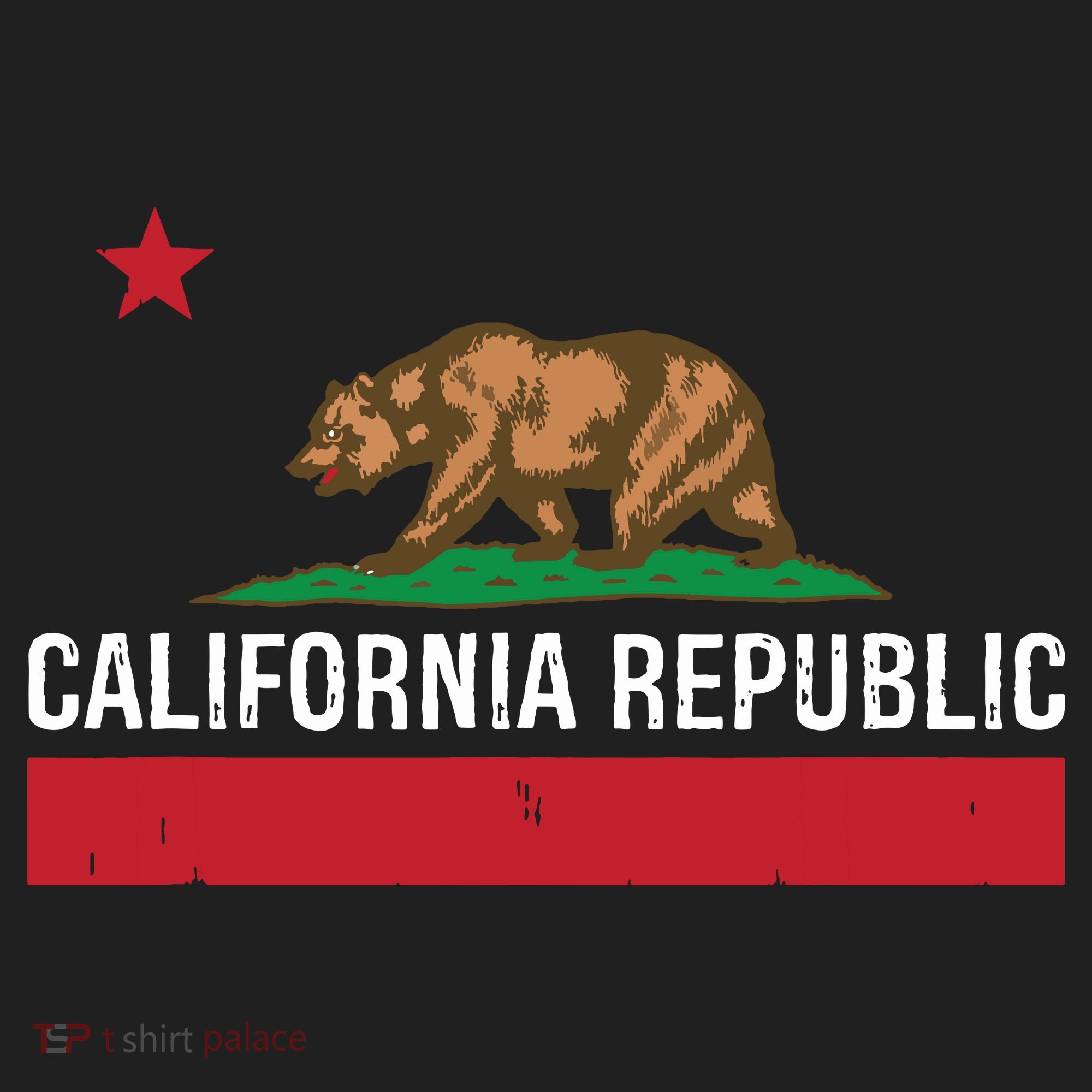 California Republic State Flag Women's Sweatshirt