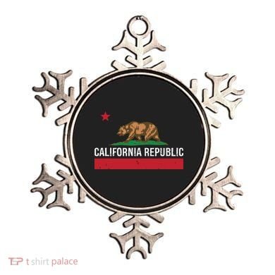 California Republic State Flag Ornament