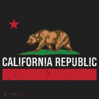 California Republic State Flag Golf Towel thumb 3