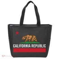 California Republic State Flag Tote Bag thumb 0
