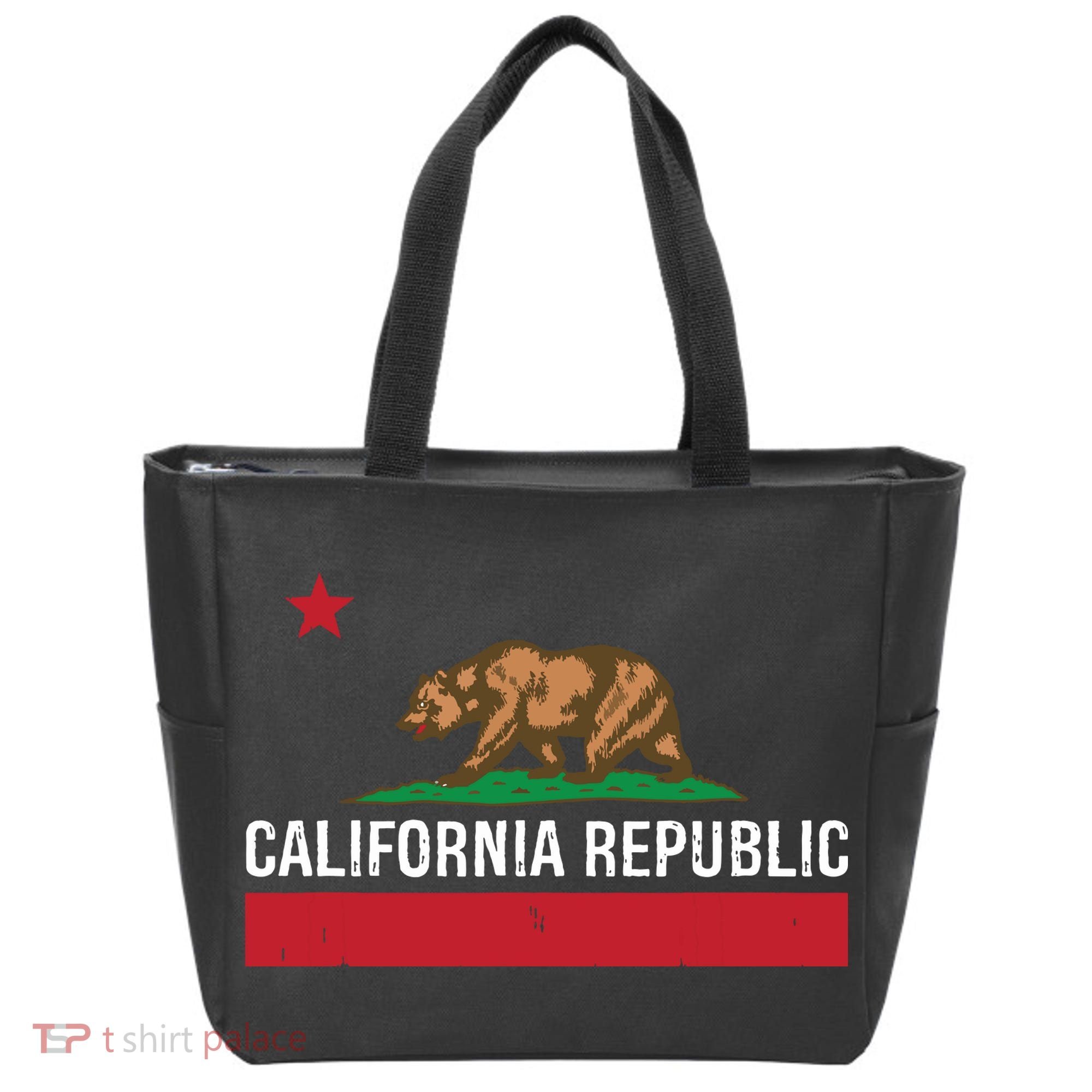 California Republic State Flag Tote Bag