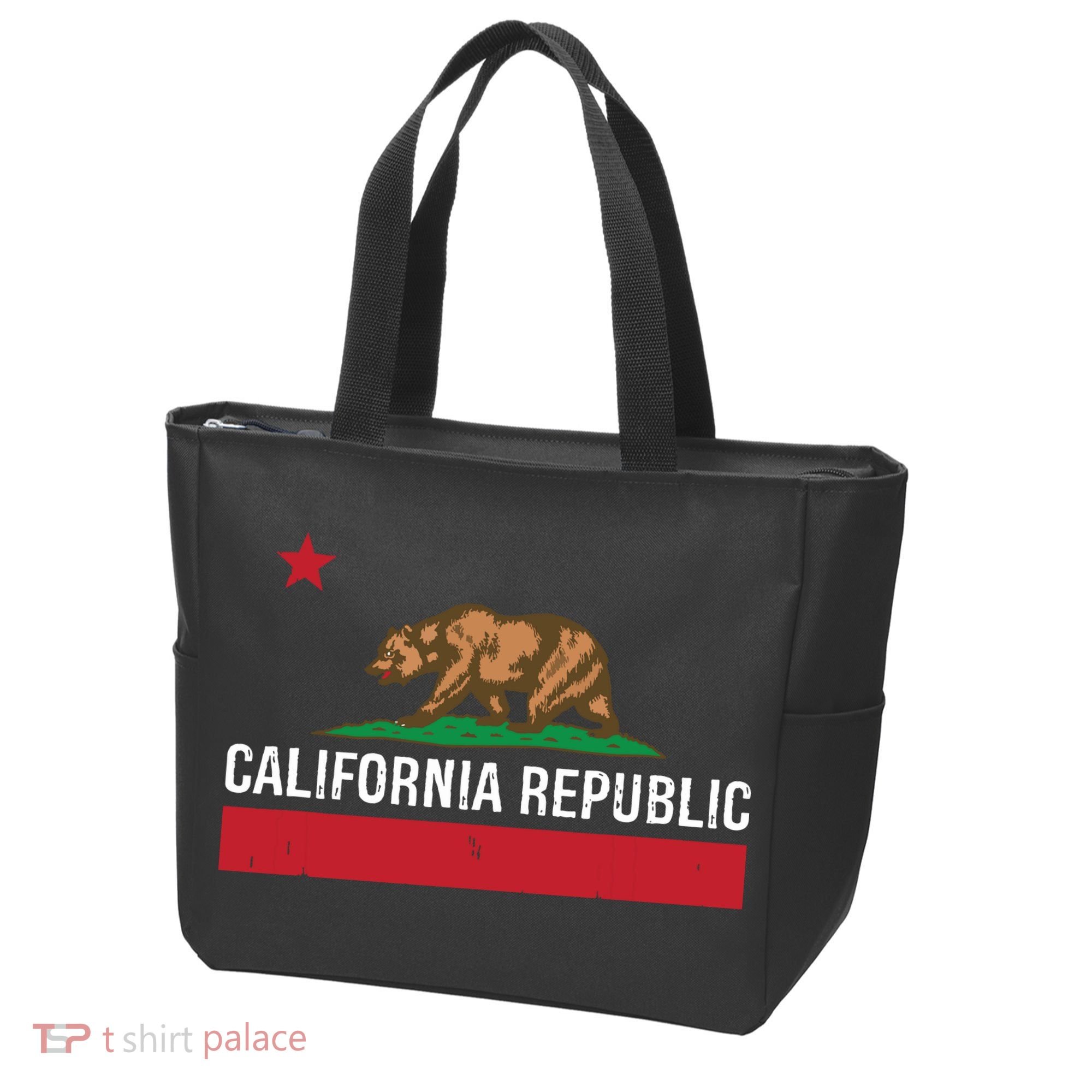 California Republic State Flag Tote Bag