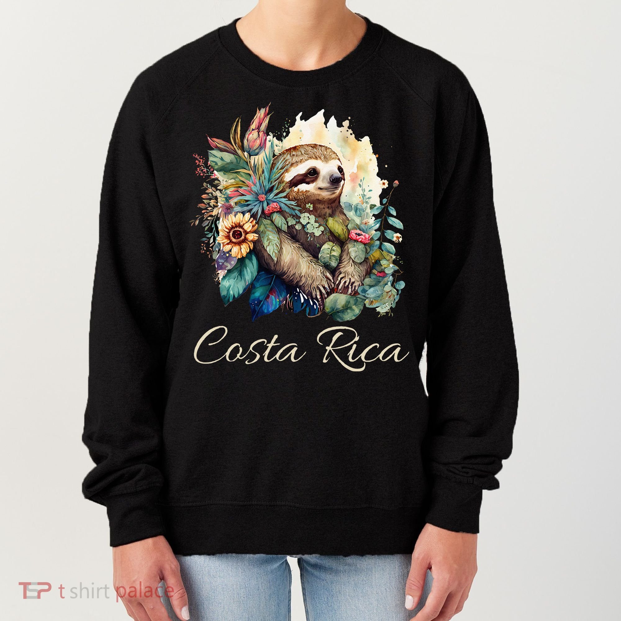 Costa Rica Tropical Sloth Women's Sweatshirt