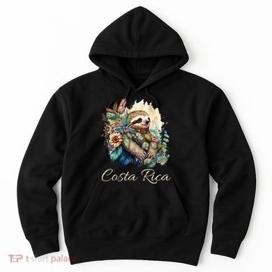 Costa Rica Tropical Sloth Hoodie