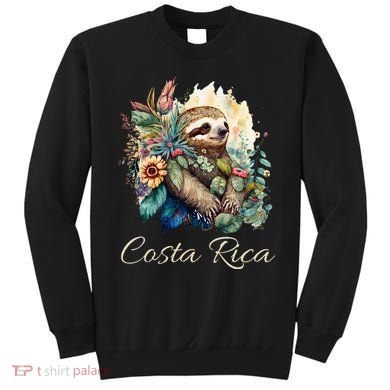 Costa Rica Tropical Sloth Sweatshirt
