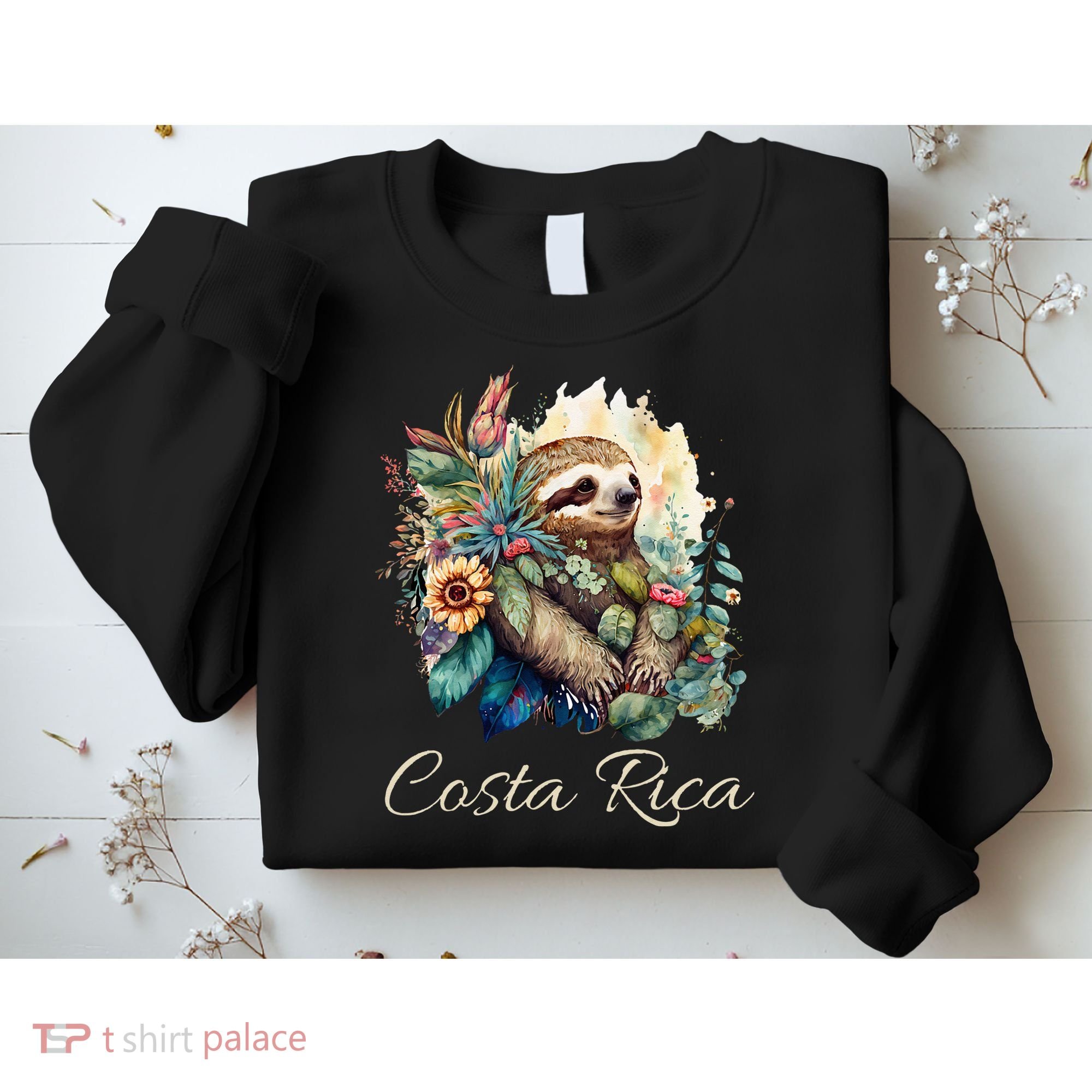 Costa Rica Tropical Sloth Sweatshirt