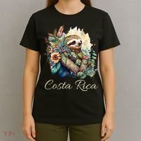 Costa Rica Tropical Sloth T-Shirt thumb 4