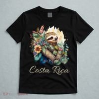 Costa Rica Tropical Sloth T-Shirt thumb 5