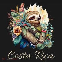 Costa Rica Tropical Sloth T-Shirt thumb 7