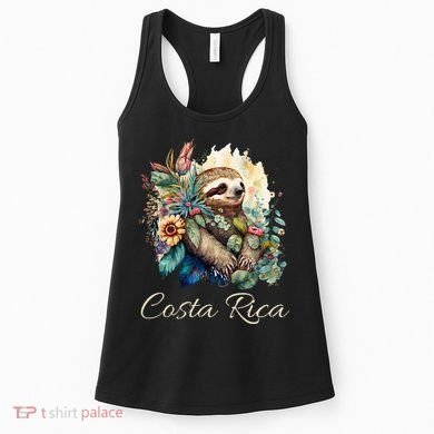 Costa Rica Tropical Sloth Women's Tank Top