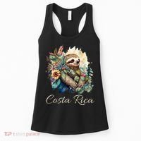 Costa Rica Tropical Sloth Women's Tank Top thumb 0