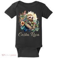 Costa Rica Tropical Sloth Baby Bodysuit thumb 0
