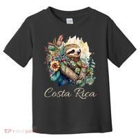Costa Rica Tropical Sloth Toddler T-Shirt thumb 0
