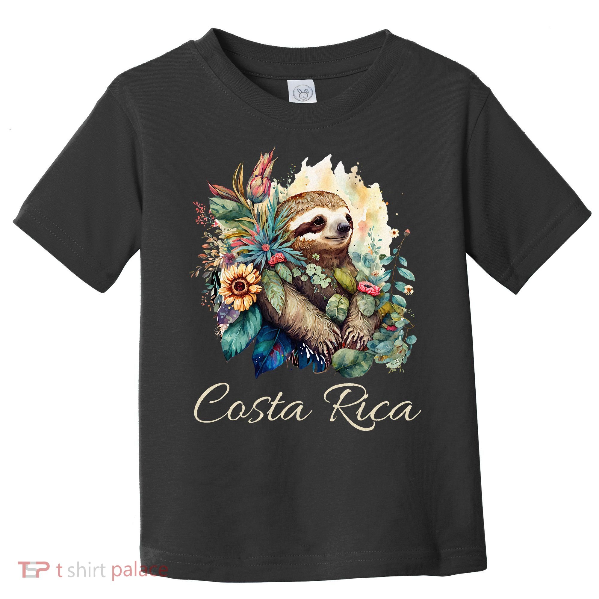 Costa Rica Tropical Sloth Toddler T-Shirt