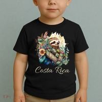 Costa Rica Tropical Sloth Toddler T-Shirt thumb 2